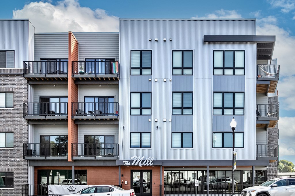 Property Signage at The Mill Apartments in Benson, NE