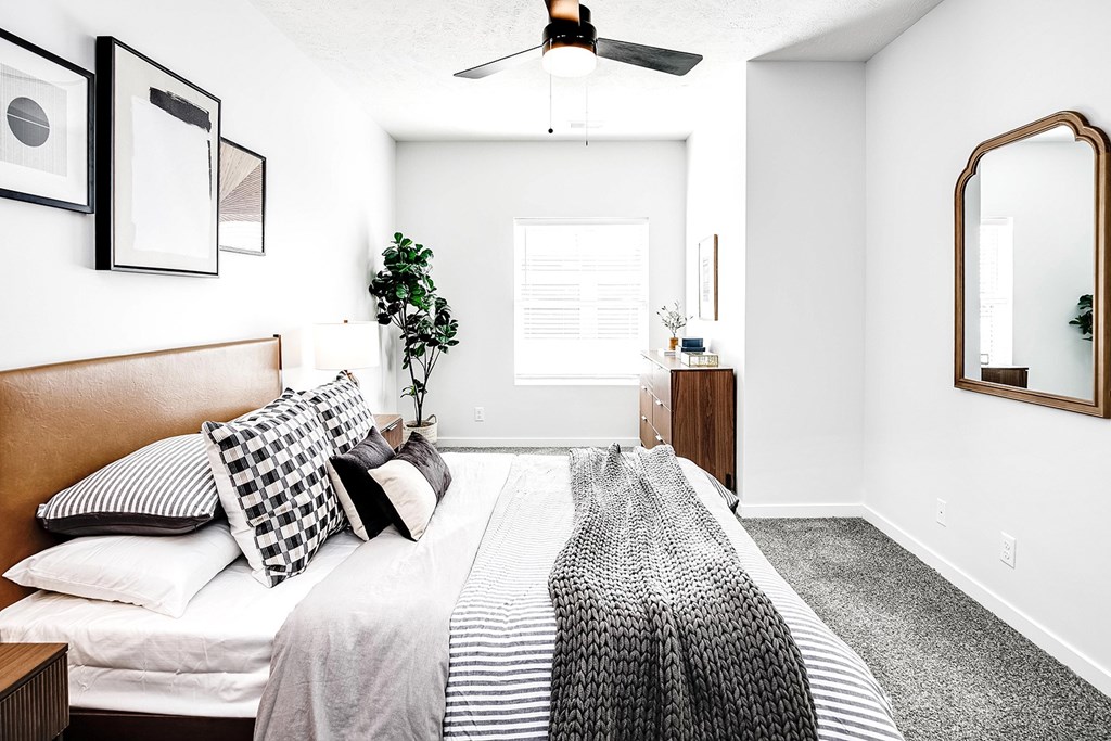 Modern one- and two-bedroom apartments featuring stainless steel appliances, high-end lighting, premium LVT flooring, granite countertops and more at The Ridgeline in Council Bluffs, IA