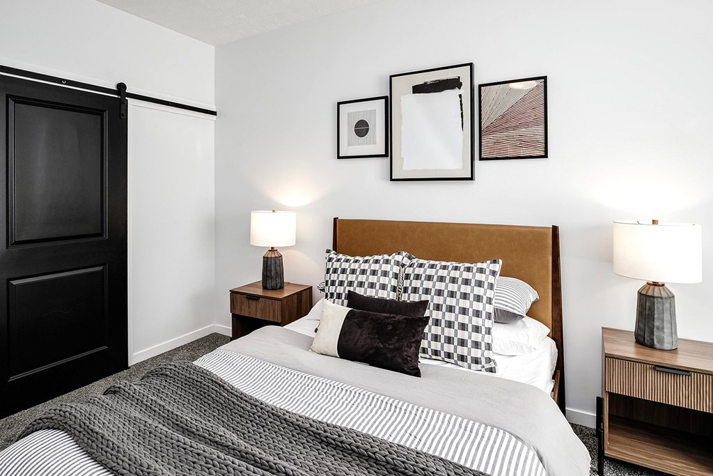 Modern one- and two-bedroom apartments featuring stainless steel appliances, high-end lighting, premium LVT flooring, granite countertops and more at The Ridgeline in Council Bluffs, IA