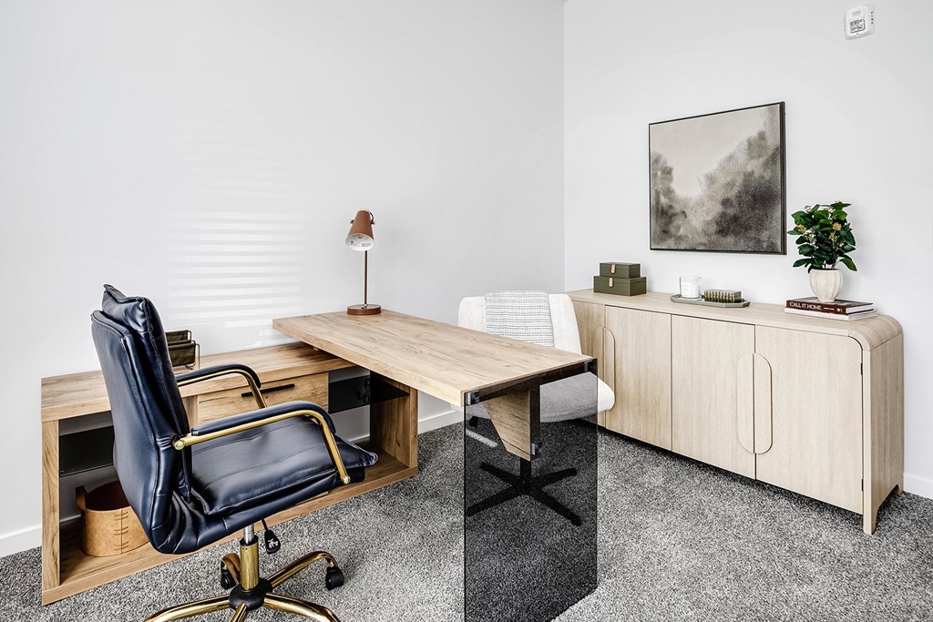 Modern one- and two-bedroom apartments featuring stainless steel appliances, high-end lighting, premium LVT flooring, granite countertops and more at The Ridgeline in Council Bluffs, IA