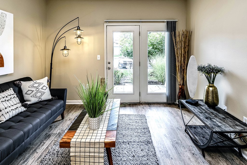 Living Room at The Vue in Bellevue, NE