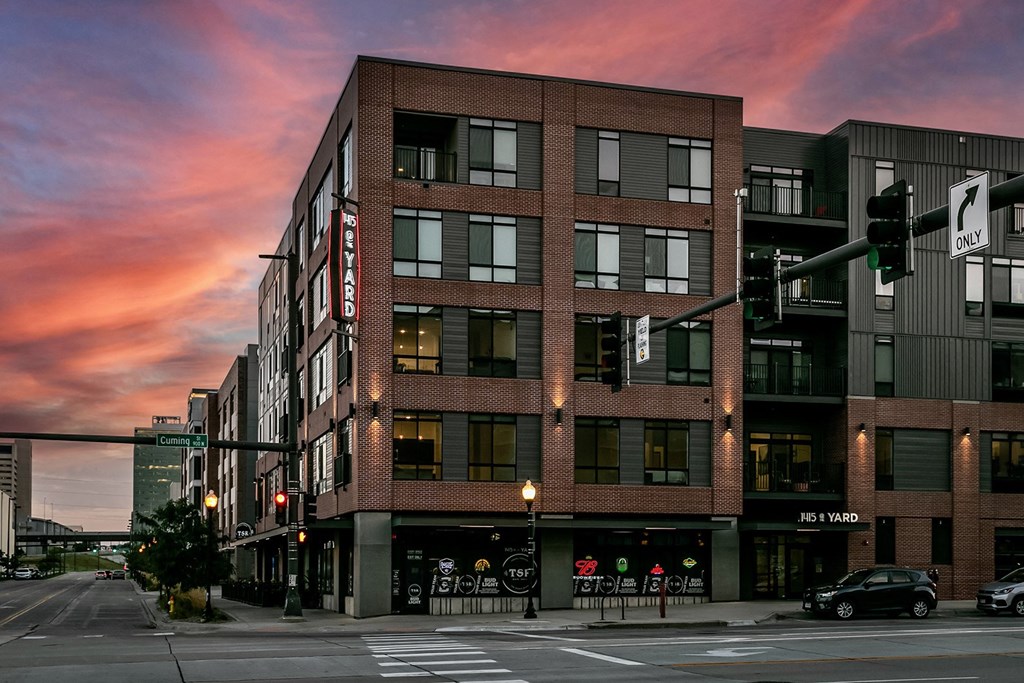 Elegant Exterior View at 1415 @ The Yard, Omaha, NE, 68102