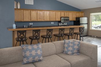 Community Room at Thomasbrook Apartments in Lincoln, NE