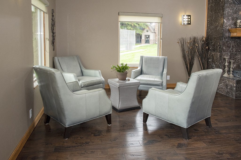 Community room at Thomasbrook apartments in Lincoln, NE