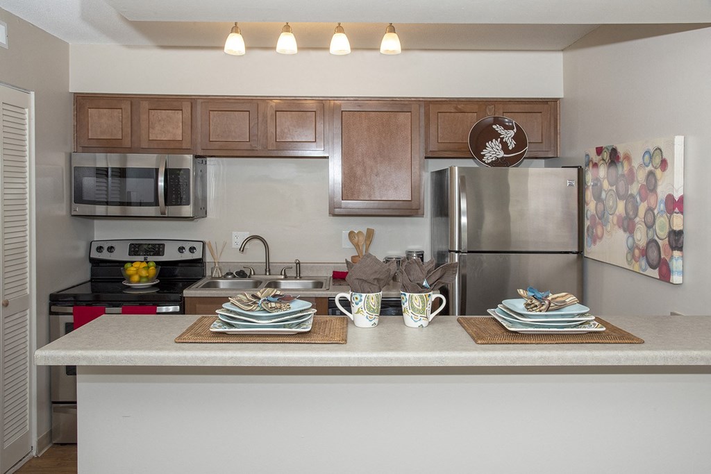 One and two bedroom apartment units at Thomasbrook apartments in Lincoln, NE