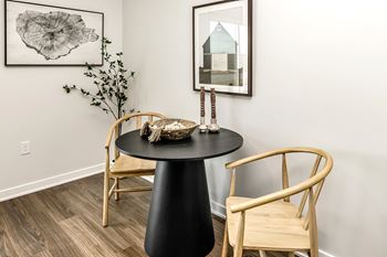 Wood looking luxury vinyl tile at The Trails at North Steams in Omaha, NE