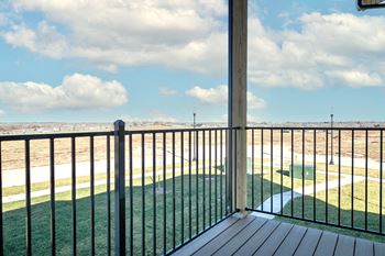 Patio or Balcony at The Trails at North Streams in Omaha, NE