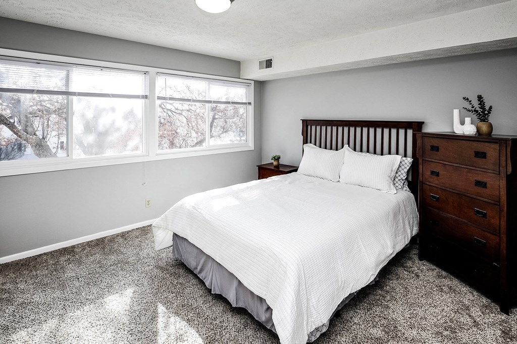 One and two bedroom apartment homes at The Village at Grant Square in Omaha, NE