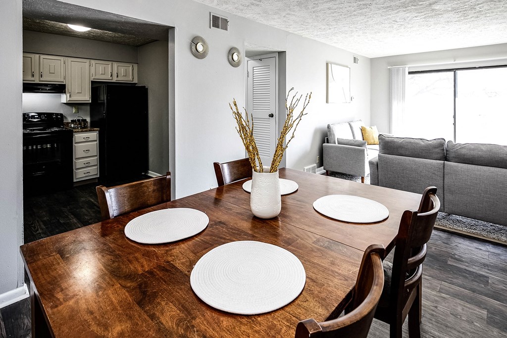 One and two bedroom apartment homes at The Village at Grant Square in Omaha, NE