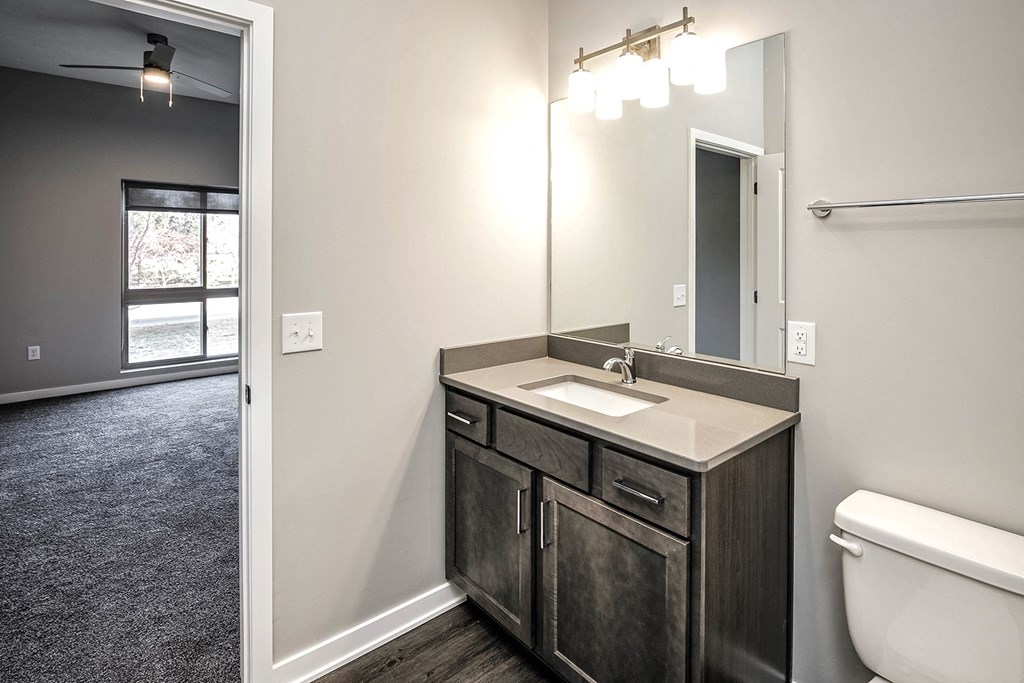 Master bathroom at Vue 178 in Omaha, NE