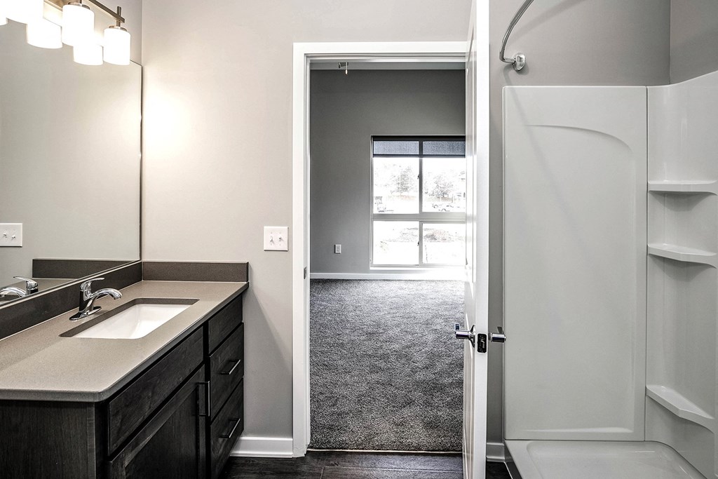 Bathroom at Vue 178 in Omaha, NE