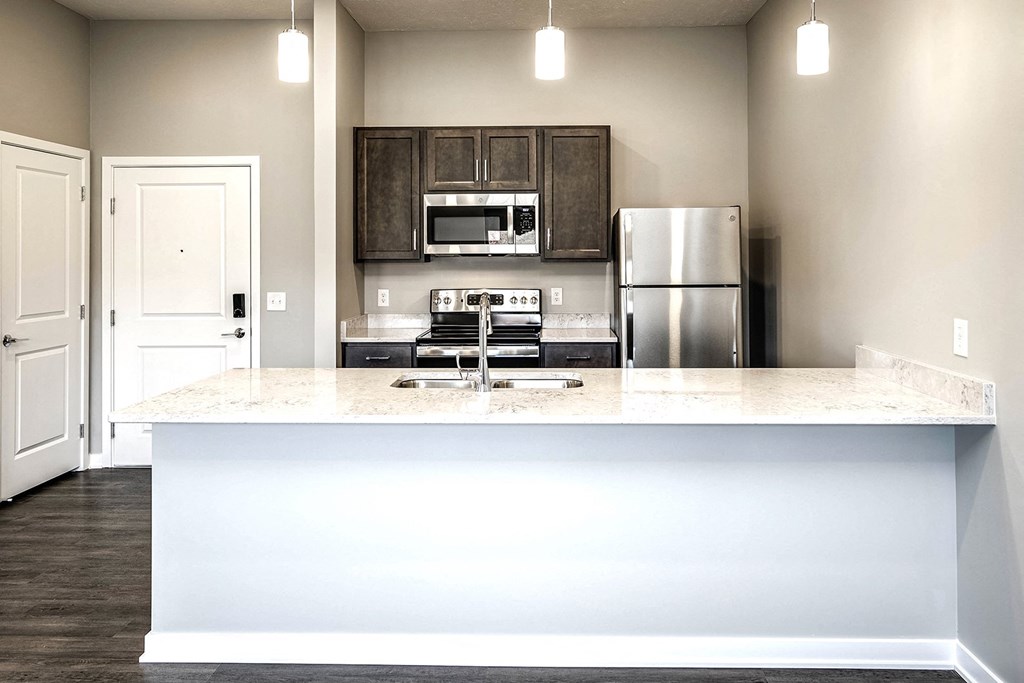 Kitchen at Vue 178 in Omaha, NE