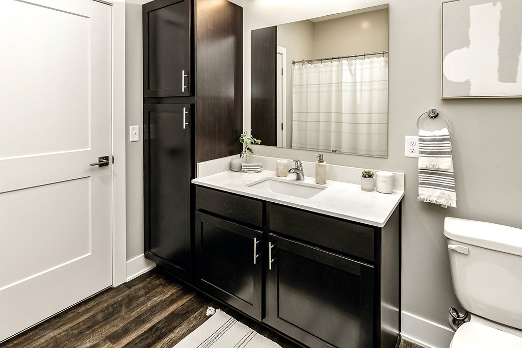 Studio, one, two and three bedroom apartment homes at The Westline at Flanagan Lake in Omaha, NE