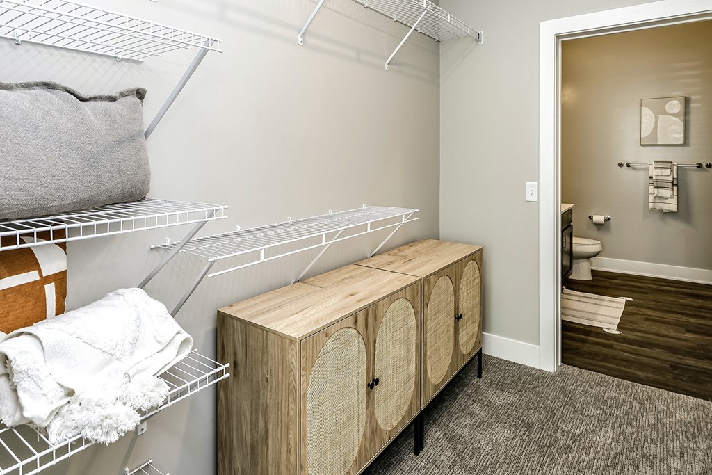 Studio, one, two and three bedroom apartment homes at The Westline at Flanagan Lake in Omaha, NE