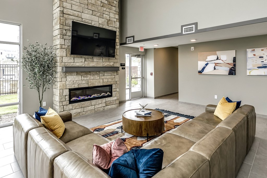 State-of-the-art clubhouse at The Westline at Flanagan Lake in Omaha, NE