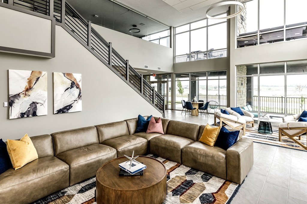 State-of-the-art clubhouse at The Westline at Flanagan Lake in Omaha, NE