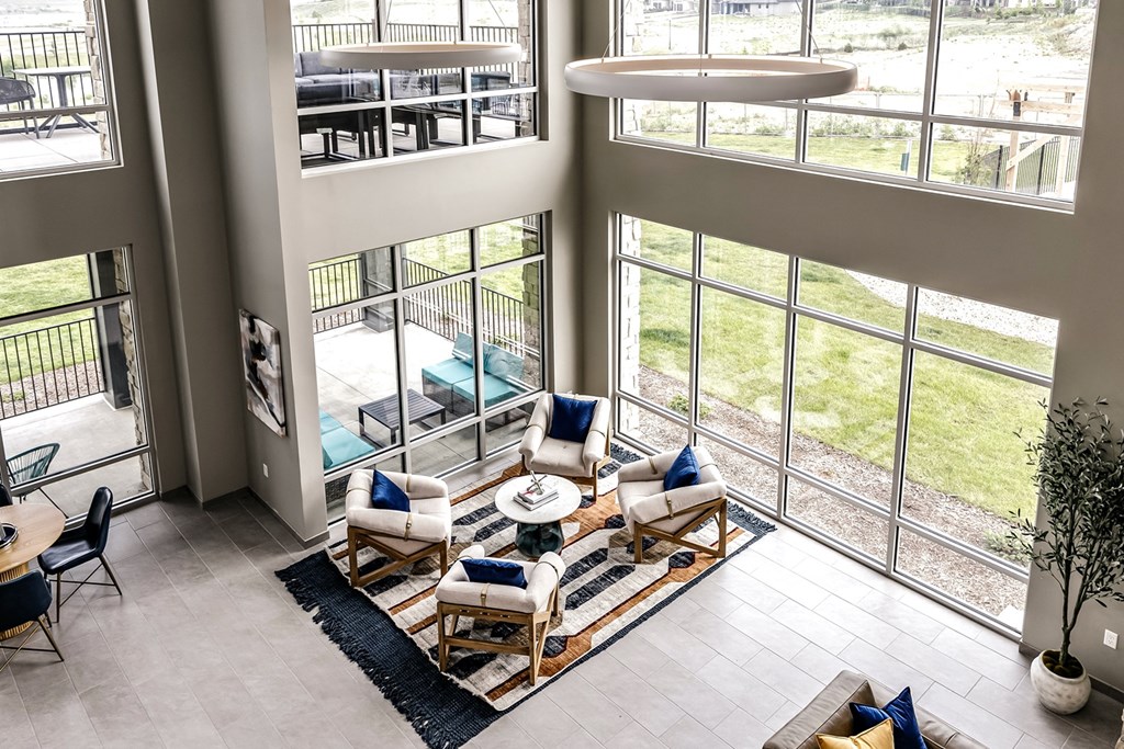 State-of-the-art clubhouse at The Westline at Flanagan Lake in Omaha, NE