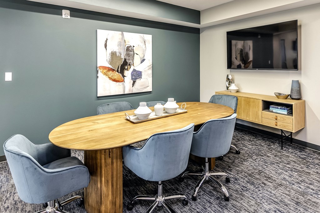 Meeting room at The Westline at Flanagan Lake in Omaha, NE
