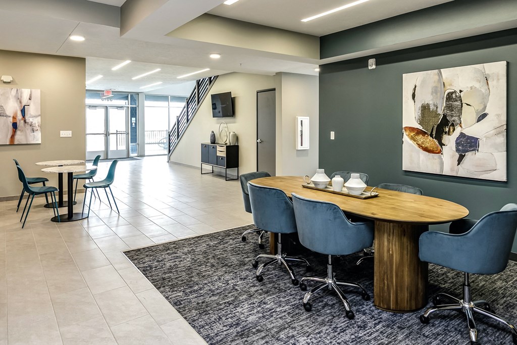 State-of-the-art clubhouse at The Westline at Flanagan Lake in Omaha, NE