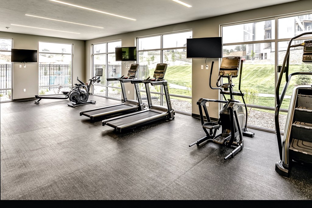 State-of-the-art clubhouse at The Westline at Flanagan Lake in Omaha, NE