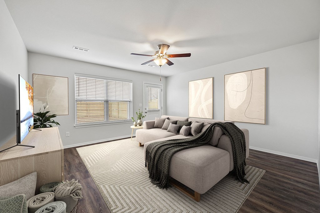 Two, three and four bedroom townhomes at Woodward Park in Highfill, AR