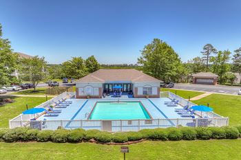 Shimmering Swimming Pool at Parham Pointe Apartments in Little Rock, AR