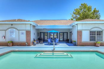Shimmering Swimming Pool at Parham Pointe Apartments in Little Rock, AR