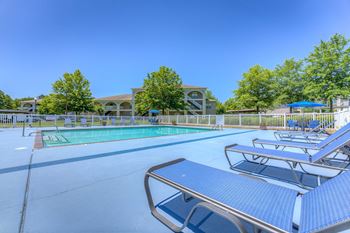 Shimmering Swimming Pool at Parham Pointe Apartments in Little Rock, AR