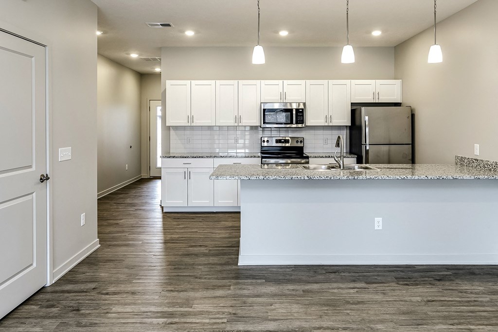 Open Kitchen at Sandstone Villas Apartments, Nebraska