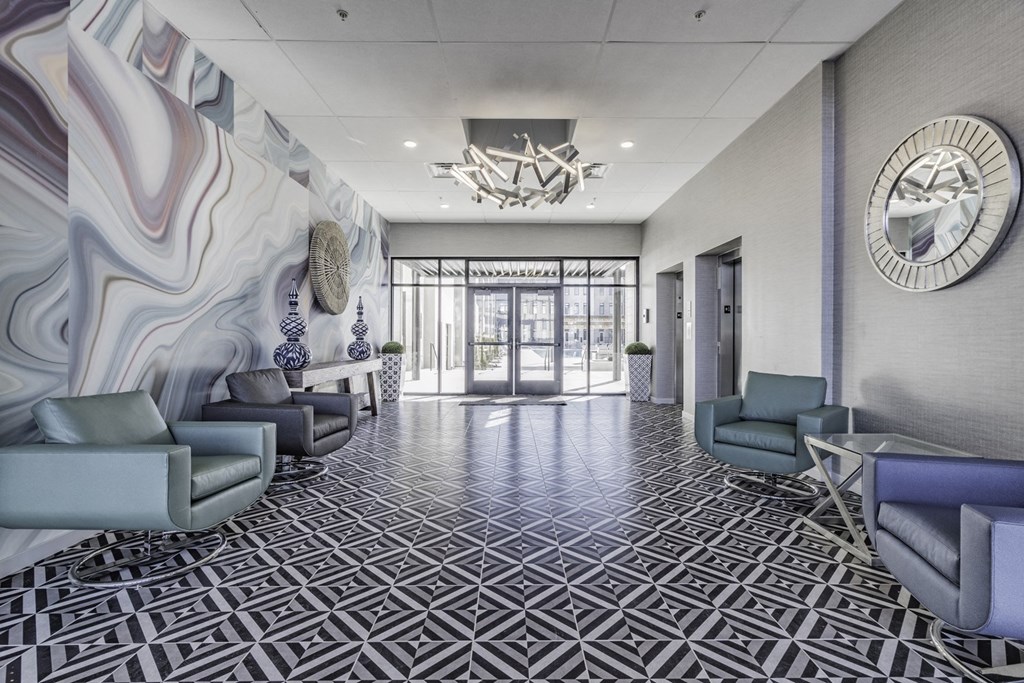Lobby at Pinnacle Heights in Rogers, AR