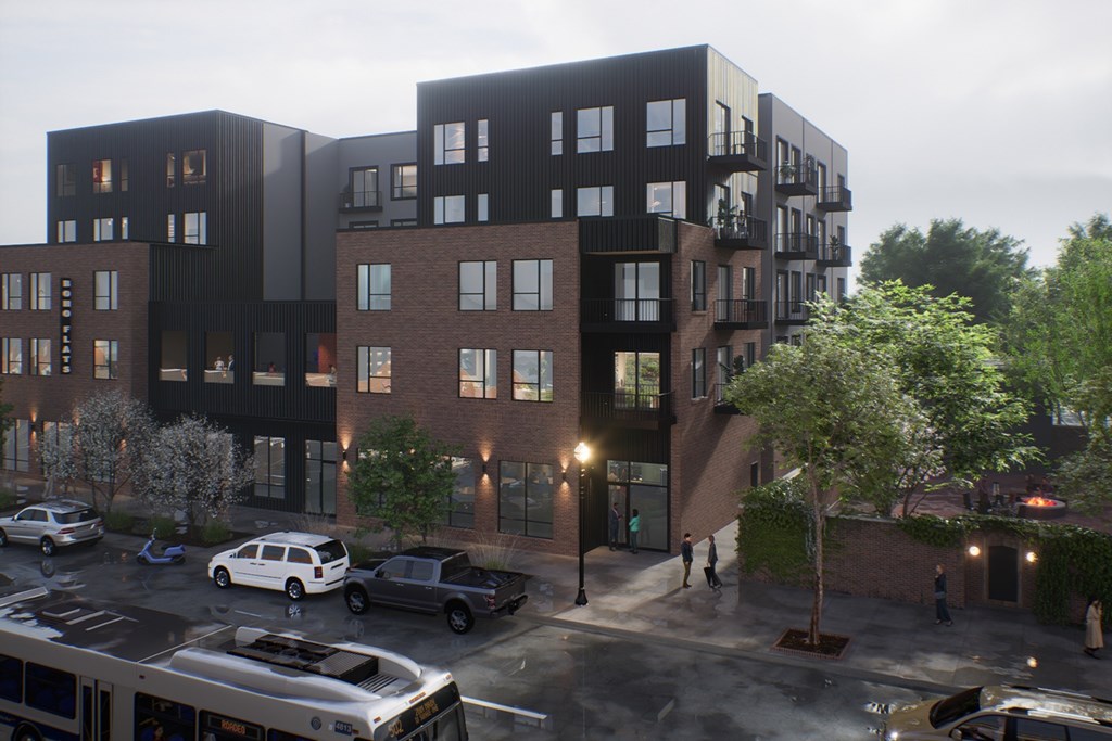 Modern studio, one- and two-bedroom apartment homes featuring