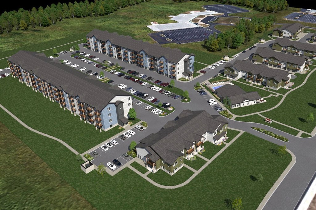 Exterior Rendering at The Boulevard Apartments in Joplin, MO