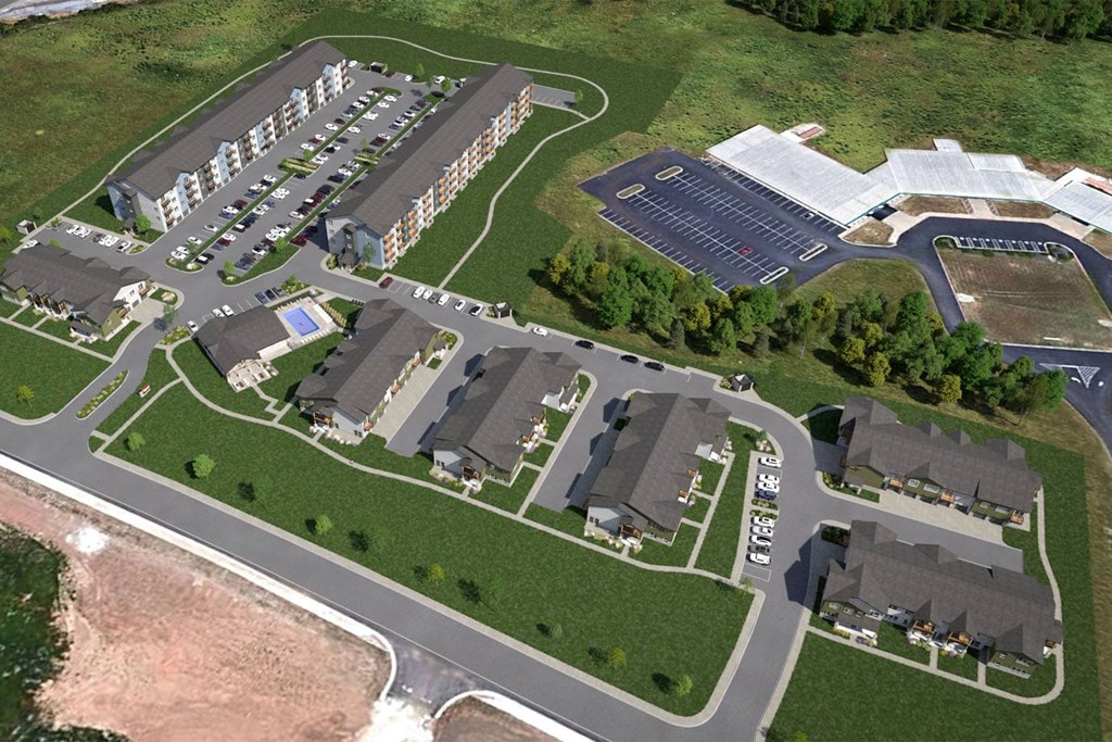 Exterior Rendering at The Boulevard Apartments in Joplin, MO