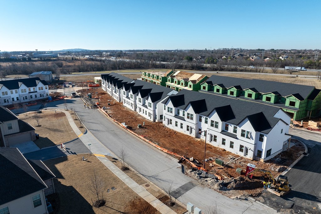 Three bedroom townhomes with open-concept layouts, gourmet kitchens and much more at Shadowbrooke Village in Rogers, AR