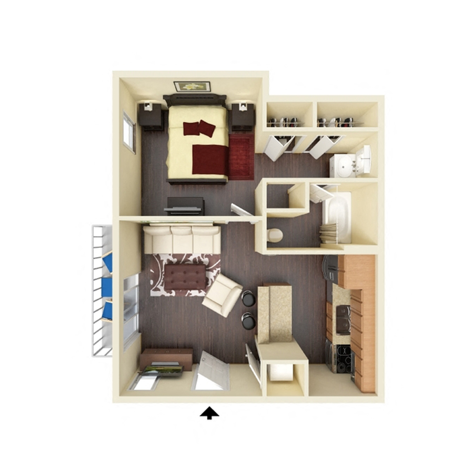 11025 M Street Studio-2 Beds Apartment, Loft for Rent - Photo Gallery 30