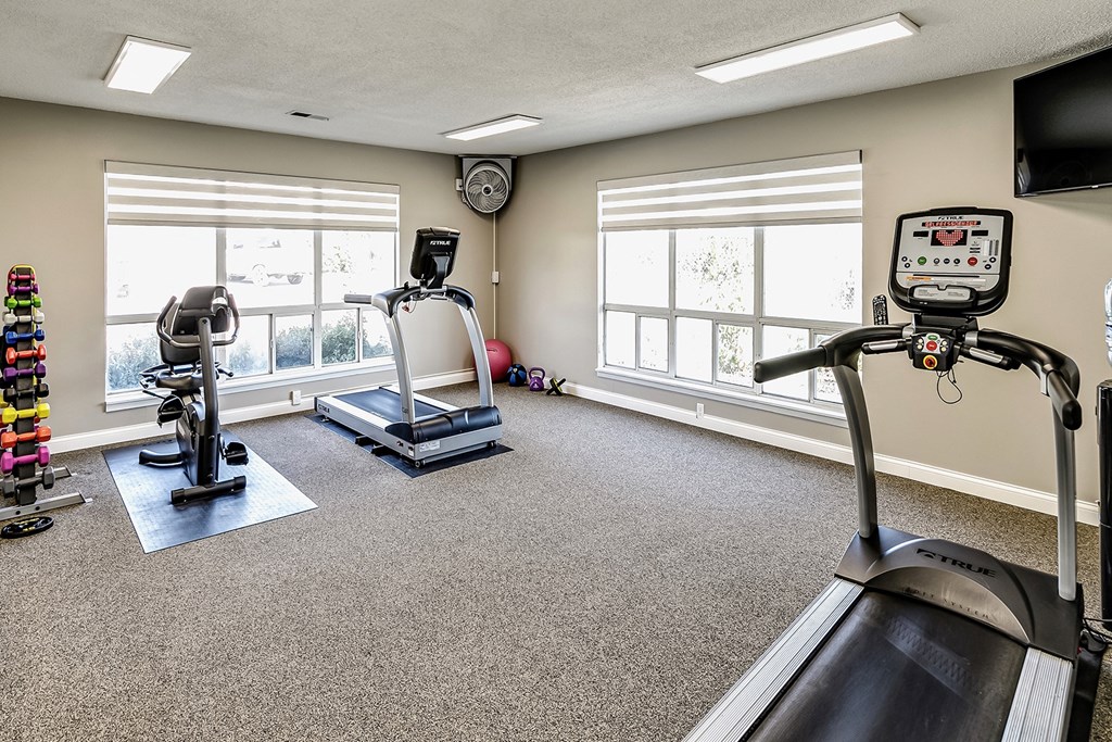 Fitness Center at Somerset Apartments in Lincoln, NE