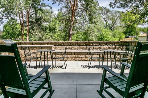 Amenity space at Sunrise Gardens in Lincoln, NE