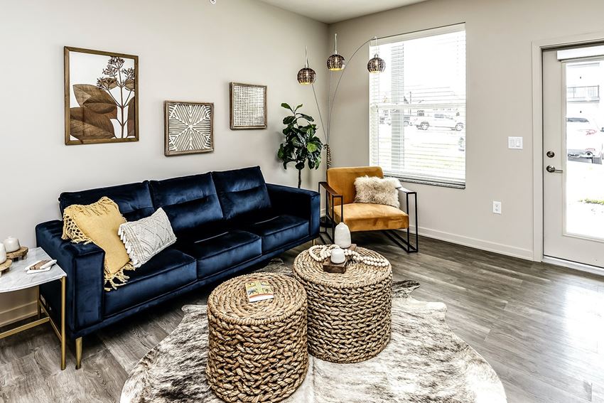 Modern Living Room Modern Living Room at Tiburon Ridge, Omaha - Photo Gallery