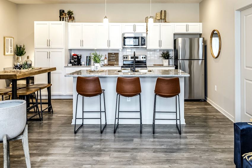 Gourmet Kitchen With Island Gourmet Kitchen With Island at Tiburon Ridge, Omaha, Nebraska - Photo Gallery