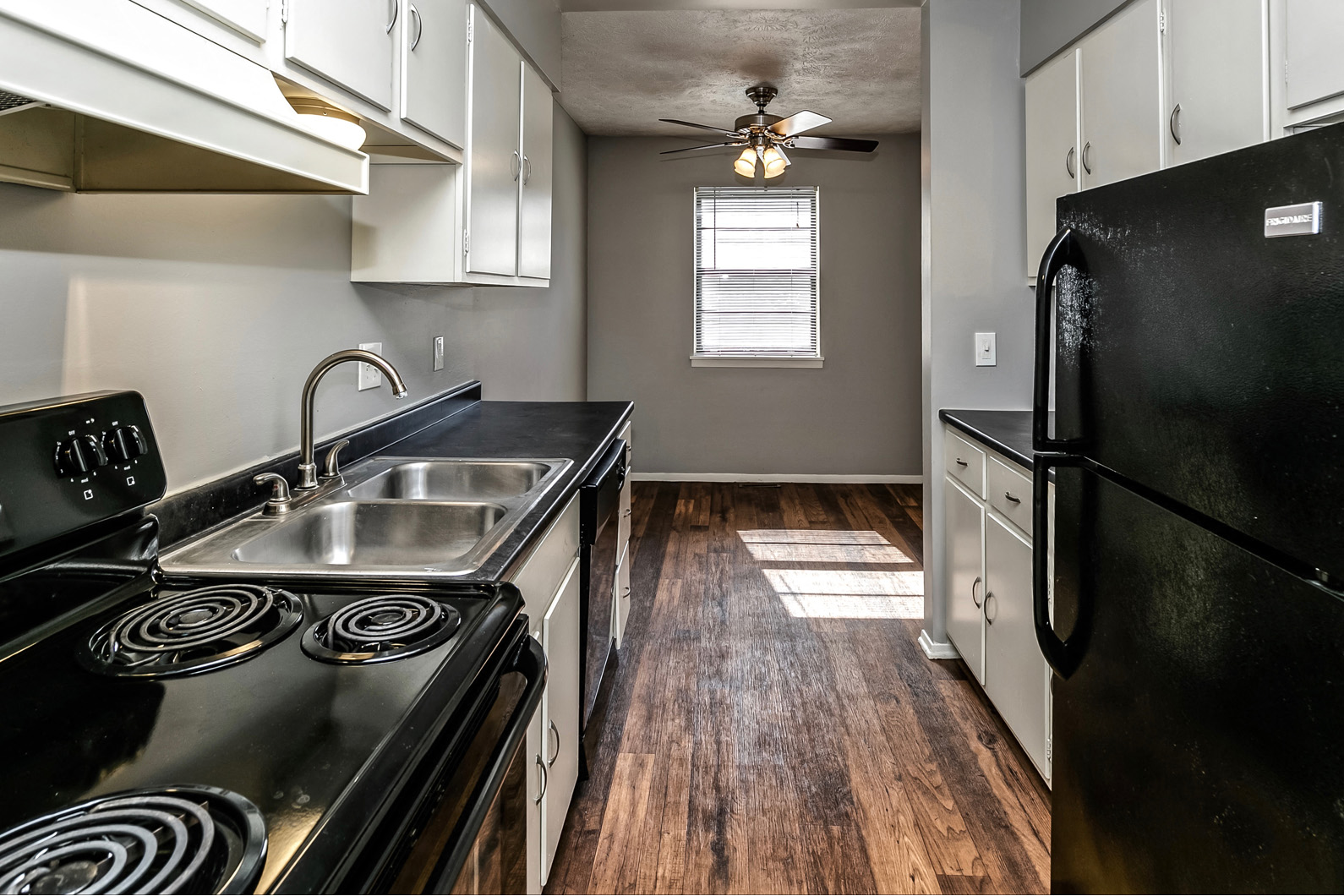 Fully furnished kitchens at Terrace Garden Townhomes