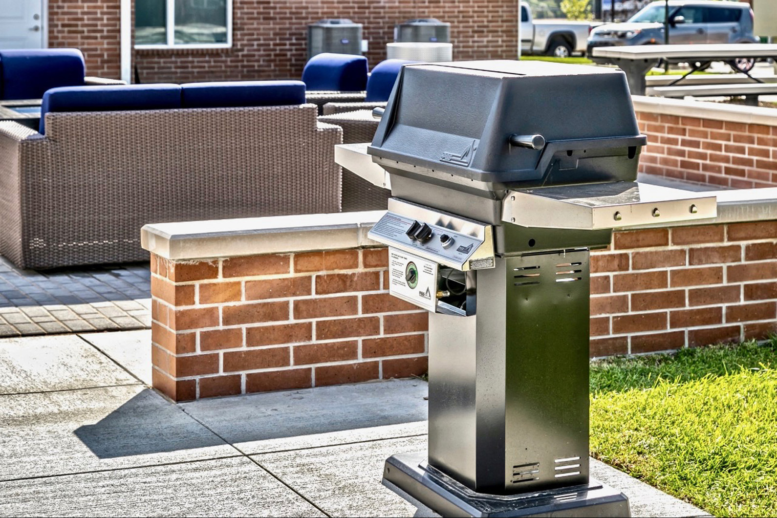 BBQ Area at Landings Apartments, The, Bellevue, Nebraska