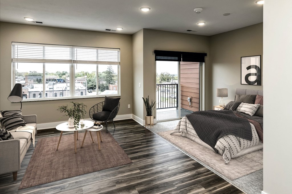 Open Concept floor plans at The Mill Apartments in Benson, NE