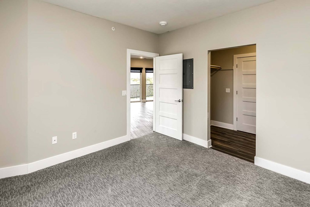 Studio, one and two bedroom apartments with carpet at The Mill Apartments in Benson, NE