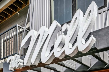 Property Signage at The Mill Apartments in Benson, NE