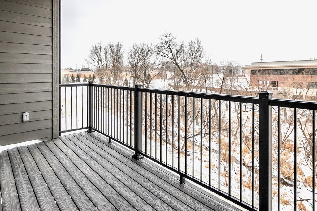 Balcony at LIV 156 Apartments in Omaha, NE