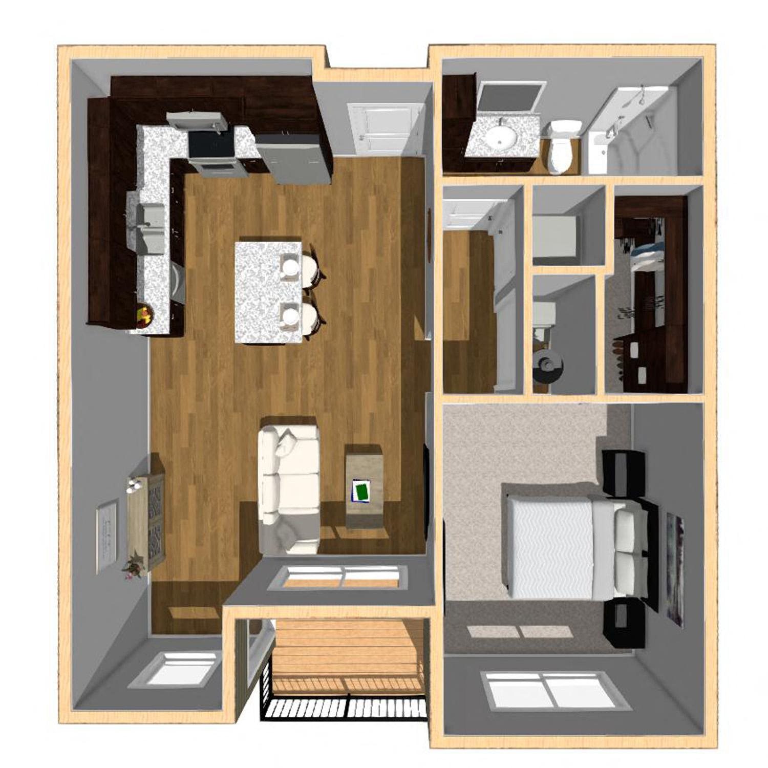 Floor Plans of LIV 156 in West Omaha, NE