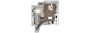 1 bedroom floorplans