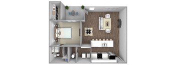 1 bedroom floorplans
