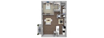 1 bedroom floorplans
