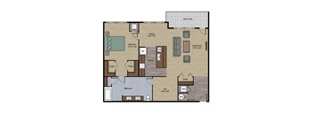 1 Bedroom with Den Unit I